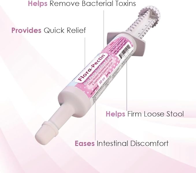 Oral Paste for Dogs & Cats-Helps Reduce Occasional Loose Stool & Diarrhea, Balance Gut pH, Support Normal Digestion & Intestinal Flora-Fast Acting (30 CC - Tasty Chicken Flavor) - 2 Pack