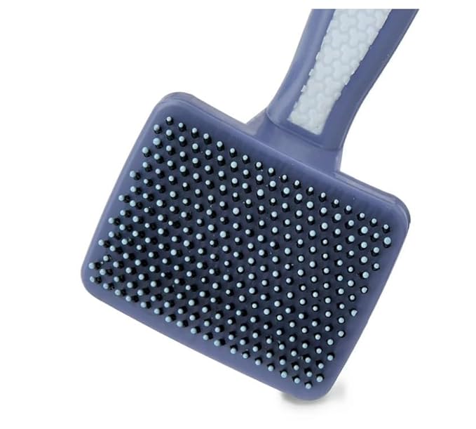 (2 Pack) ~ Plastic Cat Pin Brush - Pet Grooming Brush for Long Haired Cats, Kitten, Soft Bristle, Pin for Pets.