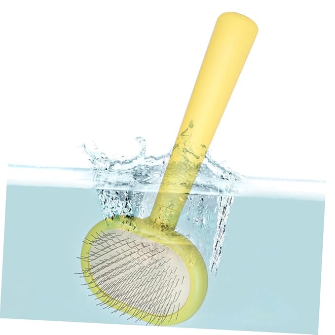 SUPVOX Plastic Pet Hair Comb Handle Ergonomic Household Grooming Tool for Easy Hair Removal and Bonding