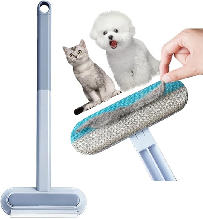 Multi-Function Pet Hair Remover for Furniture,Pets Supplies Lengthen Adjustable Handle Brush for Cat Dog Hair Reusable for Rugs,Mats,Tile,Glass,Floors,Sofa