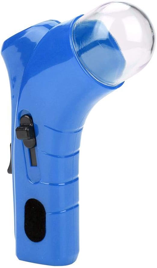 Pet Treat Launcher Funny Dog Food Catapult Puppy Snack Dispenser Handheld Dog Food Feeder Pet Training Interactive Toys(Blue)