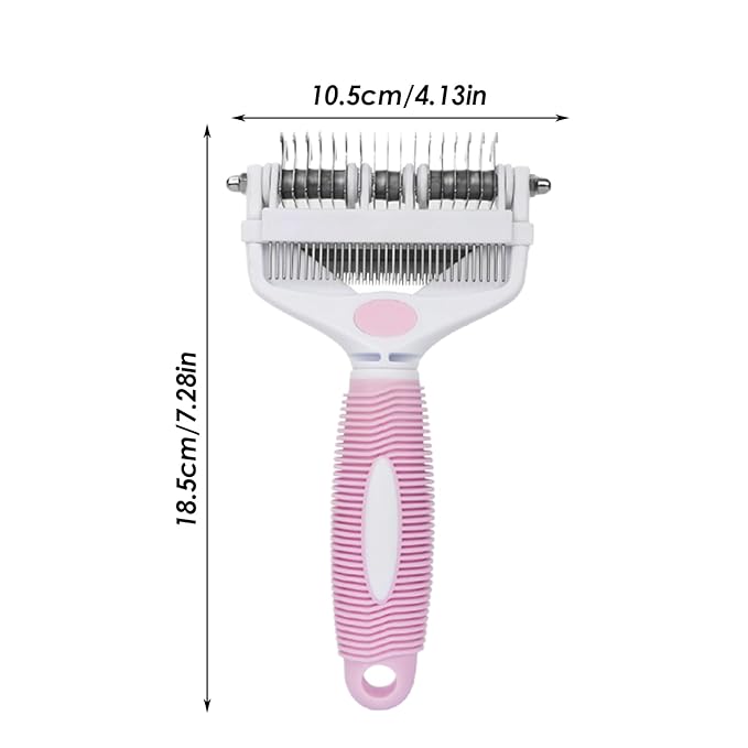 Dog Brush for Shedding,Safety Ergonomic Pet Supplies,Cat Hair Brush Undercoat Detangling Comb | for Small Medium Long Short Puppy Kitten Home Indoor Travel