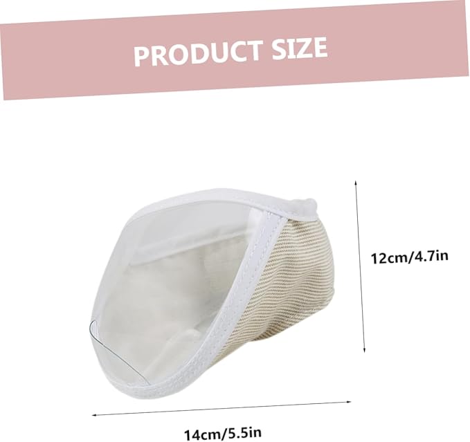 Kisangel Cat Muzzle Cover Breathable Biting Cat Head Protector Scratch Prevention Design Safe PET Mouth Cover for Grooming and Travel