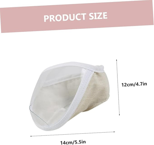 Kisangel Cat Muzzle Cover Breathable Biting Cat Head Protector Scratch Prevention Design Safe PET Mouth Cover for Grooming and Travel