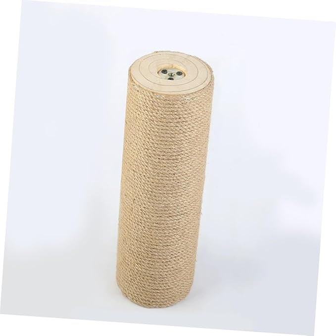 POPETPOP Cat Scratching Post with Jute Rope Durable Sturdy Design for Indoor Cats Height Diameter for Healthy Claw Maintenance and Furniture Protection