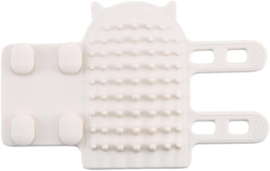 Cat Selff Scratcher - Selff-Grooming Cat Wall Brush, Adjustable Silicone Cat Corner Scratcher, Wall-Mounted Pet Massage Brush | Soft Selff-Cleaning Brush Suitable for Cats, Kittens, and Puppies