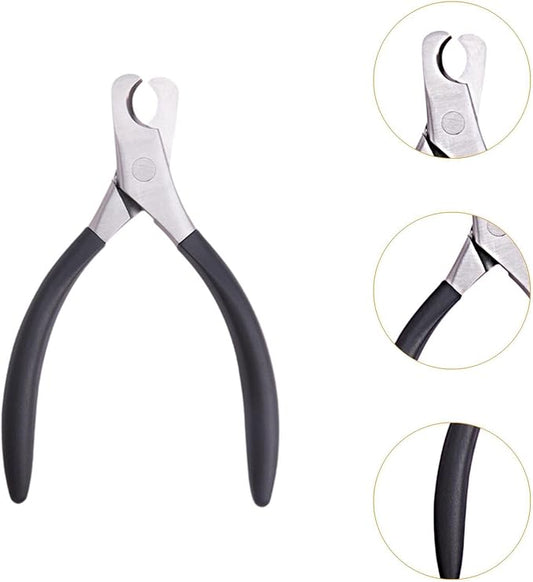 Dog Nail Clippers Pet Supplies Portable Professional Nonslip Wide Jaw Opening Cat Nail Trimmer Grooming Tool for Home Kitten, Black