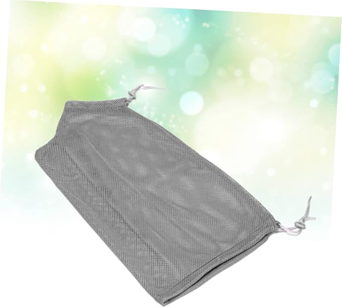 Sosoport Multi-Function Mesh Cat Grooming Bag for Bathing Nail Trimming Feeding Breathable Pouch for Cats and Kittens Grey