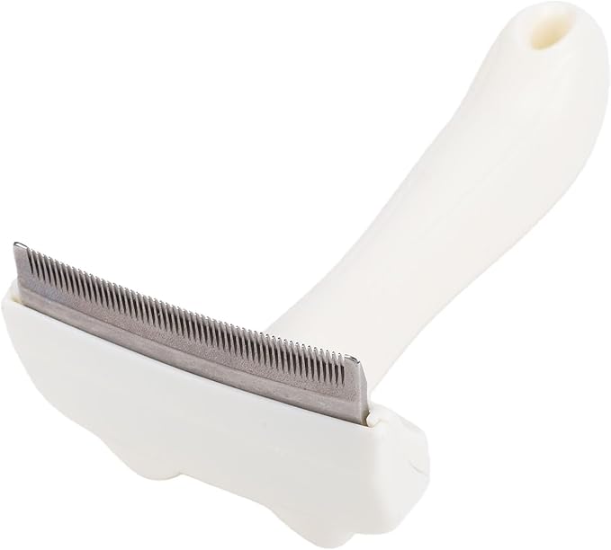 Pssopp Cat Supplies Plastic Pet Hair Grooming Brush Dog Deshedding Tool for Short Medium Cats Horses Rabbits Pet Deshedding Comb, Comb