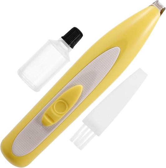 Kisangel Battery-Powered Electric Pet Hair Clippers Quiet Grooming Trimmer for Cats and Dogs Portable Cordless Cat Hair Removal Tool for Home and Travel Use