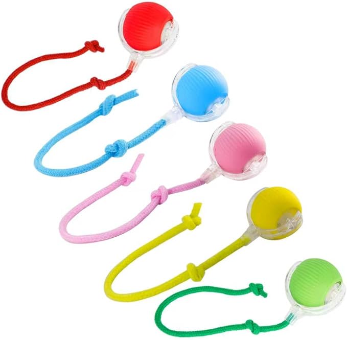 Interactive Cat Toys Ball for Indoor Cats, Interactive Rolling Small Dog Cat Toys Automatic Self Moving, 360°,Electric Balls，Fast Rolling，Smart Automatic Rolling Pet Ball (Green)
