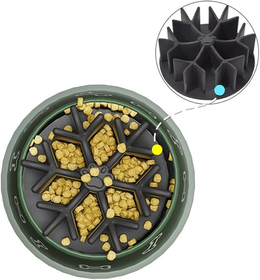 Dog Bowl Slow Feeding Anti-Chock Puppy Food Dispenser Feeding Bowl Pet Supplies