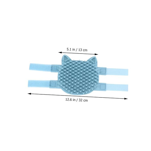 VICASKY Pet Grooming Brush Silicone Massage Brush Cat Wall Matted Fur Remover for Cats Flea Comb