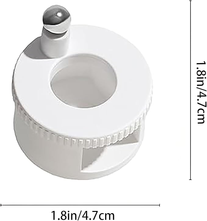 2026 New Rotating Cat Eye Magnet, Beginner Friendly Nail Tool with Uniform Magnetic Force and Excellent Light Absorption, Can Easily DIY Glossy Cat Eye Effect (1*White+1*Ball Magnet)