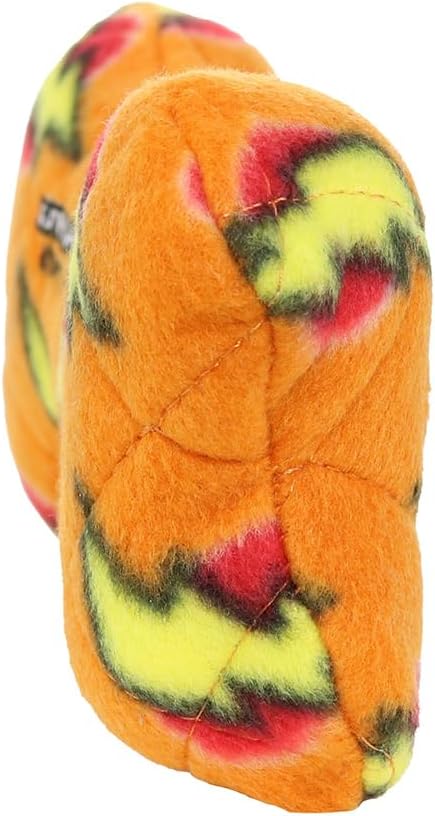 MIGHTY- NO Stuff Bone– Squeaky Plastic Core. 2-in-1 Toy. Made Durable, Strong & Tough. Interactive Play Dog Toy (Tug, Toss & Fetch). It Floats. (Orange, Medium)