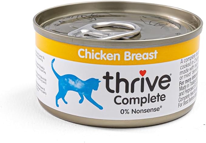 thrive Complete 100% Natural Multiple Flavors Food for Cats (6 Packs, Chicken Breast)