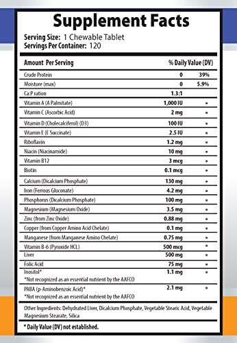 cat Vitamin Treats - PET Ultra Vitamins - Premium Minerals - for Cats and Dogs - cat Vitamin Chews - 2 Bottle (180 Chewable)