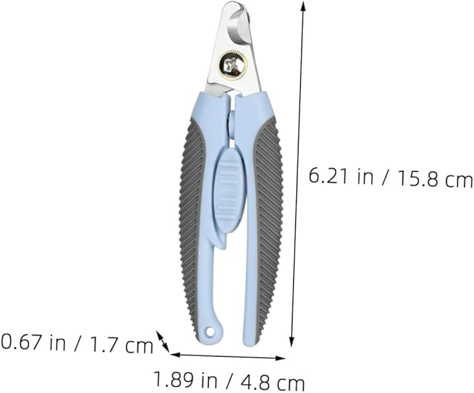 Pet Nail Clipper Professional Cat Dog Claw Trimmer Non Slip Easy to Use for Small Animals Sharp Blades for Precise Trimming Suitable for All Breeds