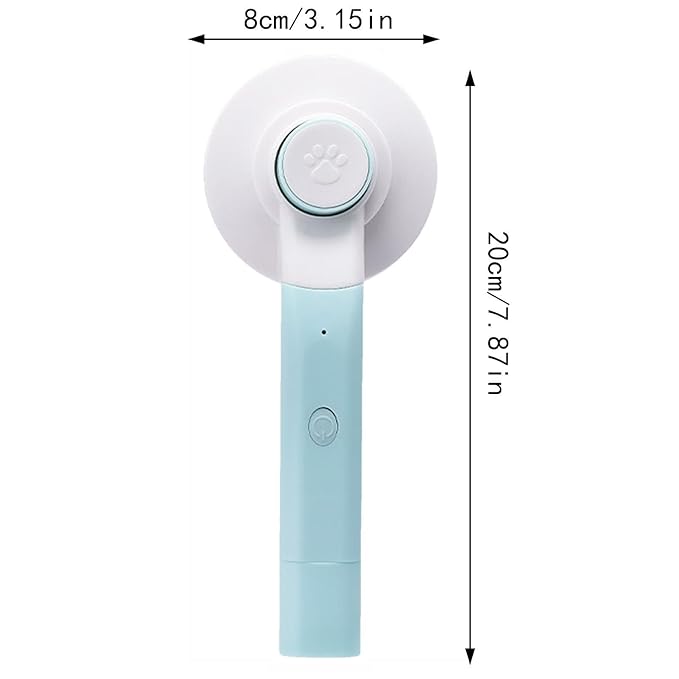 Cat Brush for Shedding,Automatic Rechargeable Massage Comb - Cat Brush Dog Grooming Supplies - for Long Short Hair Undercoat Removal Cleaning Bathing Dematting Indoor Home