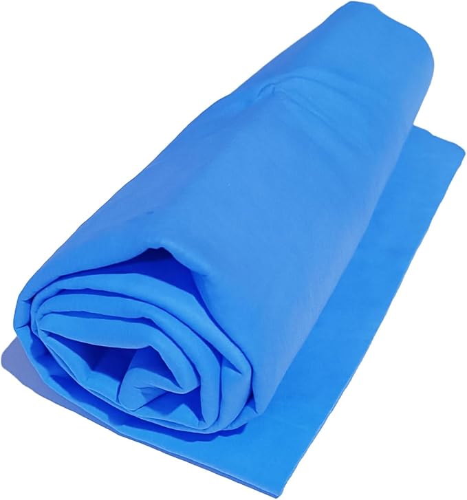 Quick-Dry Dog Towels Cat Towels - Dries Cats Dogs Fast - Easy to Wring Out & Reuse Shammy Bath Towels 1PCS Blue Suitable for Pets Dogs Cats (S 17 * 13inch Small cat)