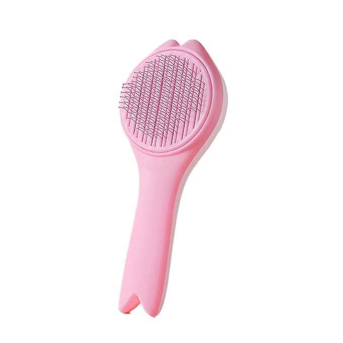 Pet Brush Slicker Combs Bent Steel Needle For Shedding & Grooming For Most Long/Short Hair Dogs Cats Pet Slicker Brush Soft Massage Grooming For Cats Double Coat Short