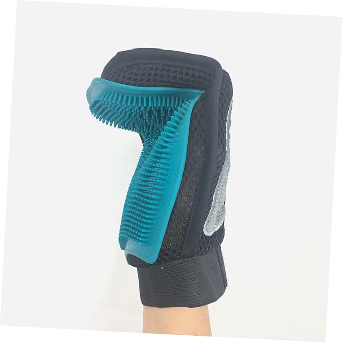 Double-Sided Silicone PET Hair Remover Brush PET Massage Glove for Dogs and Cats Bathing and Grooming Tool for Easy Hair Removal for Puppy and Kitten Care