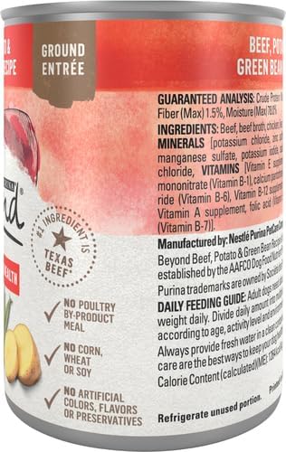 Nestle Purina Petcare Purina Beyond Dog Food - Grain Free Beef, Potato and Green Bean Recipe 13 oz. (178097) (Pack of 4)