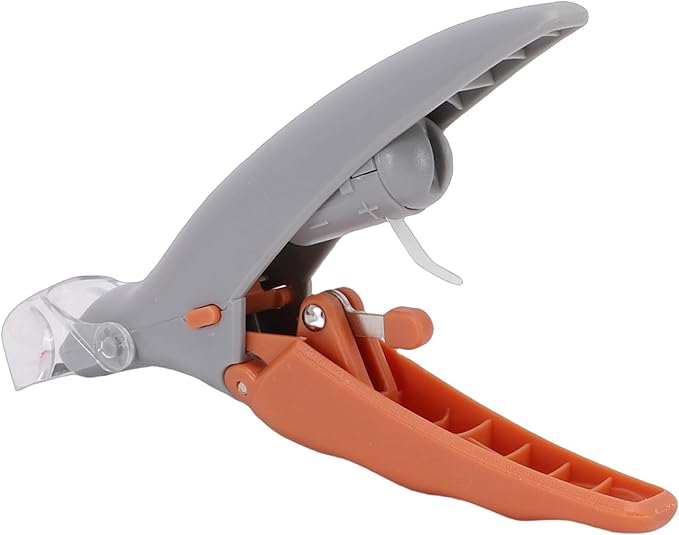 Pssopp Cat Grooming Supplies High Sharpeness Vane/Wing Ergonomic Handle 5X Magnification Pet Nail Clipper for Cats Dogs Claws Grooming Trimmer LED Light Pet Nail Cutter, Cat Clipper File