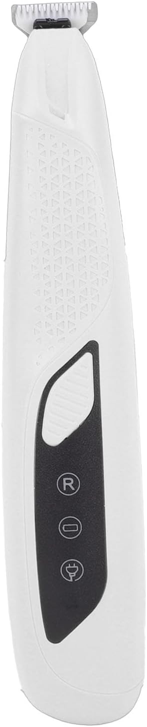 Pssopp Electric Cat Grooming Clippers, Electric Clippers Proof Body High Brightness LED Light Rechargeable Dog Trimmer for Small Area Hair Cat Grooming, (White)