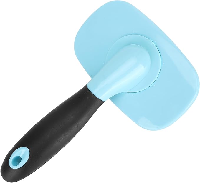 ZJchao Cat Hair Brush, Dog Brush Cat Brushes for Indoor 360 Degree Rotation Deshedding Dog Hair Removal Comb Pet Grooming Tool for Pets with Long or Short (with a Little Blue)