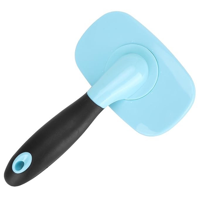for Cat, for Dog, Deshedding Brush, 360 Degree Rotation, Hair Comb, Removal, Grooming Tool, Pet Supplies (With a little blue)