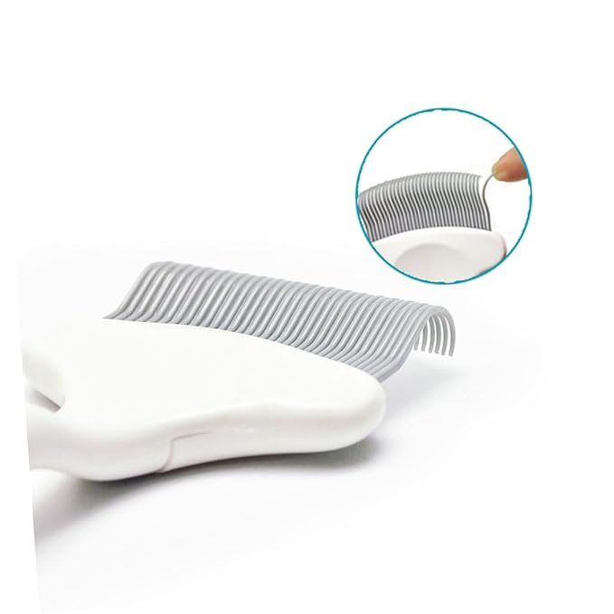 BESPORTBLE Elastic Pin Cat Grooming Comb Safe Abs Material Deshedding Brush Matted Fur Remover Cat Hair Comb Pet Grooming Tool