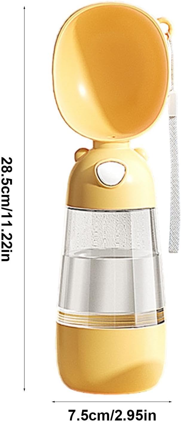 Dog Water Bottle, Leakproof Pet Drinking Bottle, Puppy Watering Dispenser for Walking Camping Outing Personal Pet Supplies Pets Protective Guard 500ml Capacity Professional Grade Authentic Model