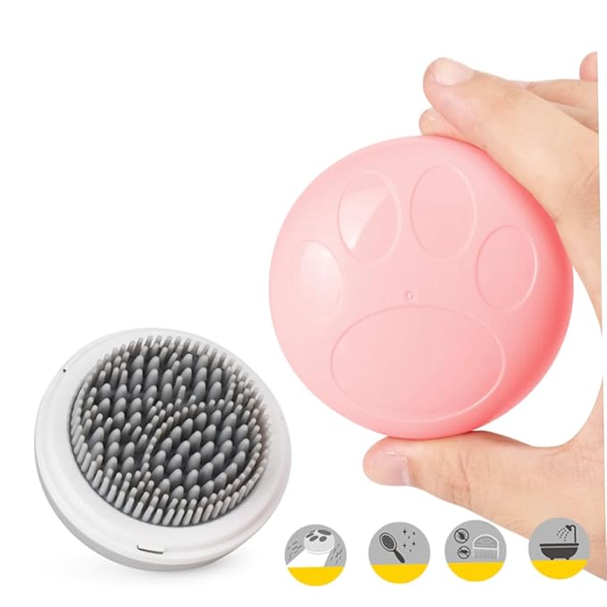 Happyyami Pet Hair Care Kit Bathing Massage Comb Hair Removal Brush Grooming Tool for Cats and Dogs Skin-friendly Comb