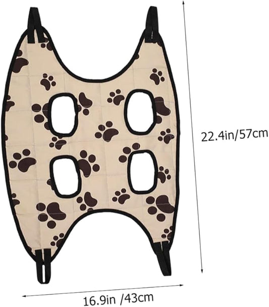 Cat Grooming Hammock for Nail Trimming Pet Sling for Cats and Dogs Breathable Oxford Reusable Grooming Assistant Strong Support for Easy Bathing and Beauty Random Style