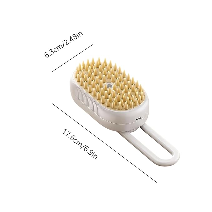 Cat Grooming Brush,Cat Shedding Brush Dog Grooming Supplies - Rechargeable Hair Remover Massage Tools for Cleaning Dematting Undercoat Removal Long Short Small Animals