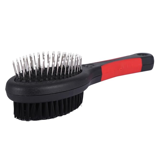 Zerodis Dog Cleaning Grooming Supplies Brush Pet Grooming Tool Dog Cat Long Hair Trimmer Brush Puppy Tool Suitable for Detangling Shedding Hair Massage Double Sided Pet Comb