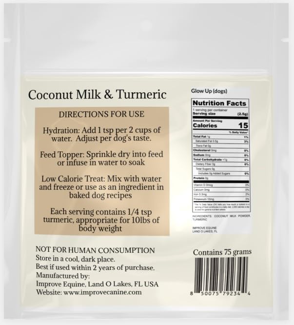 Hydration Mix, Feed Topper and Low Calorie Treat (Glow Up)