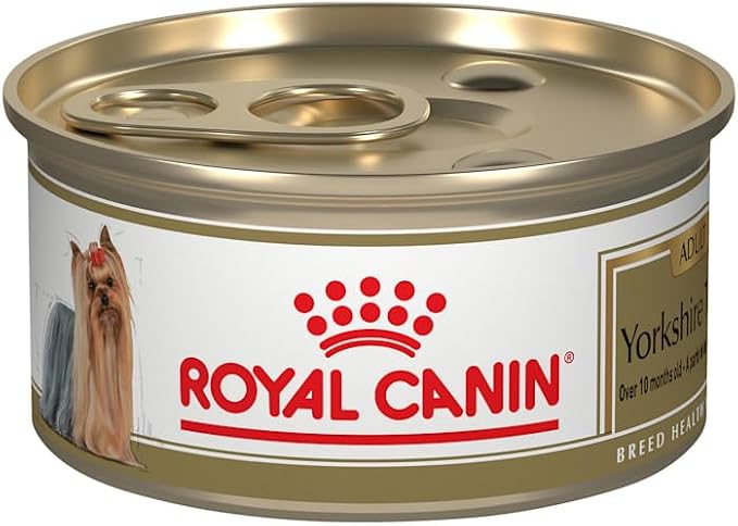 Royal Canin Yorkshire Terrier Adult Breed Specific Wet Dog Food, 3 oz can (4-pack)