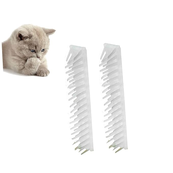 2pcs Cat Grooming Tool Removable Corner Scratching Brush for Hair Removal and Massage Cat Self for Easy Cleaning and Comfort