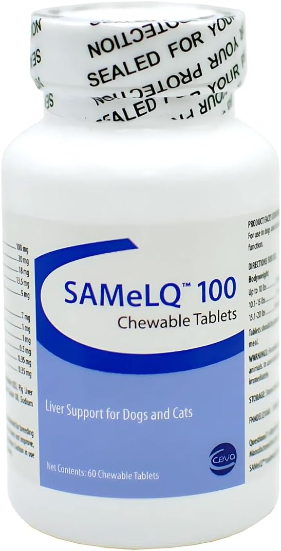 S-Adenosyl-100 [SAMe] For Small Dogs and Cats, 60 Tablets