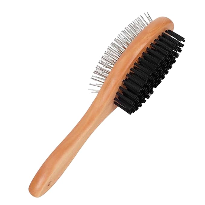 Pet Brush,Double-Sided Comfort Grip - Cat Grooming Comb Shedding Brush | for Massage Shower Outdoor Home Bathroom Puppy Kitten Bathing Washing Cleaning