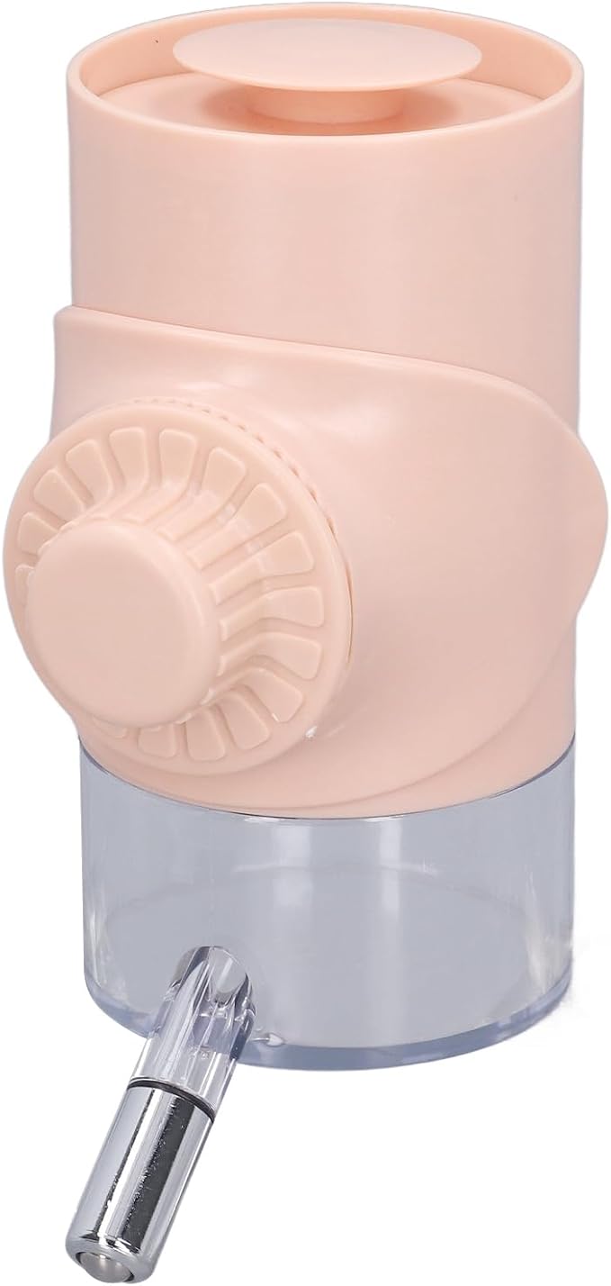 Semme Dog Bottle for Pet Supplies Automatic Dispenser for Dogs Small Animals Made of Food Grade Materials Prevents Dripping Easy to (Pink)