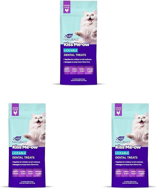 ARK NATURALS, Kiss Me-Ow Lickable Chicken, 2 oz (Pack of 3)