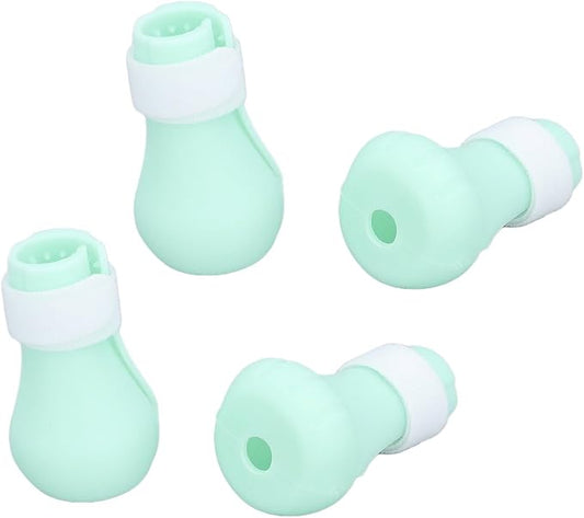 Cat Grooming Boots, Prevent Biting Adjustable Cat Covers for Injection for Bathing (Green)