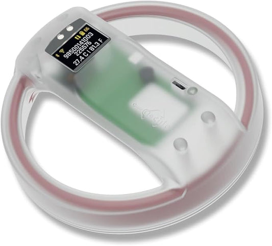 Microchip Scanner - RFID Reader - Chip Pet Scanners with Registration and Temperature Monitoring Seamless Animal ID Integration for Animals, Dogs, Cats, Puppy, Kitten (Display)