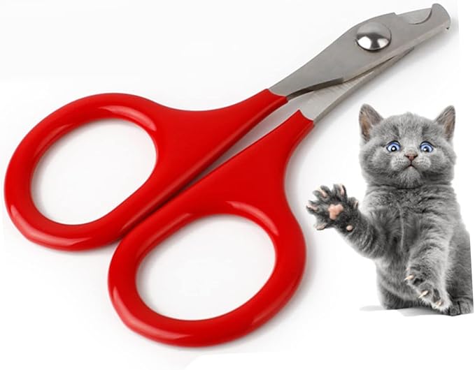 6pcs Sturdy Stainless Steel Dog Nail Clippers for Dogs Grinds Cuts Cat Grooming Tool Pet Nail Bend Cutter Home Salon Use