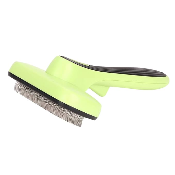 Cat Grooming Comb, Plastic Body, with Ergonomic Handle, One Button Operation for Pet Hair Removal, Suitable for Pet, Dog, Cats