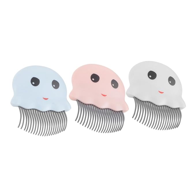 3Pcs Plastic Cat Grooming Brush Set Wide Tooth Comb for Efficient Undercoat Shedding Easy to Durable Pet Grooming Supplies for Dogs Cats for Loose Hair