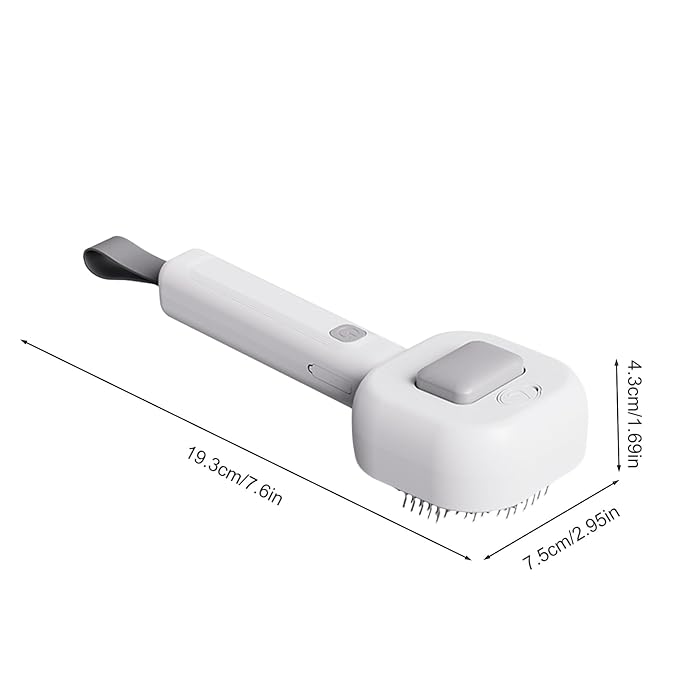 Cat Steaming Brush - Multifunctional Gentle Detangling, Non Irritating Hair, Water Spray Grooming Tool, Pet Care Accessory | Long Short Coat Dogs Puppy for Long Short Coat Dogs Puppy